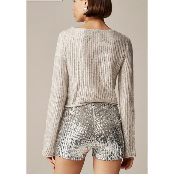J.Crew Collection sequin mini short - Picture 3 of 15